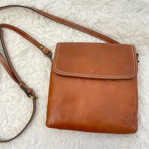 Patricia Nash Brown Leather Crossbody Bag
